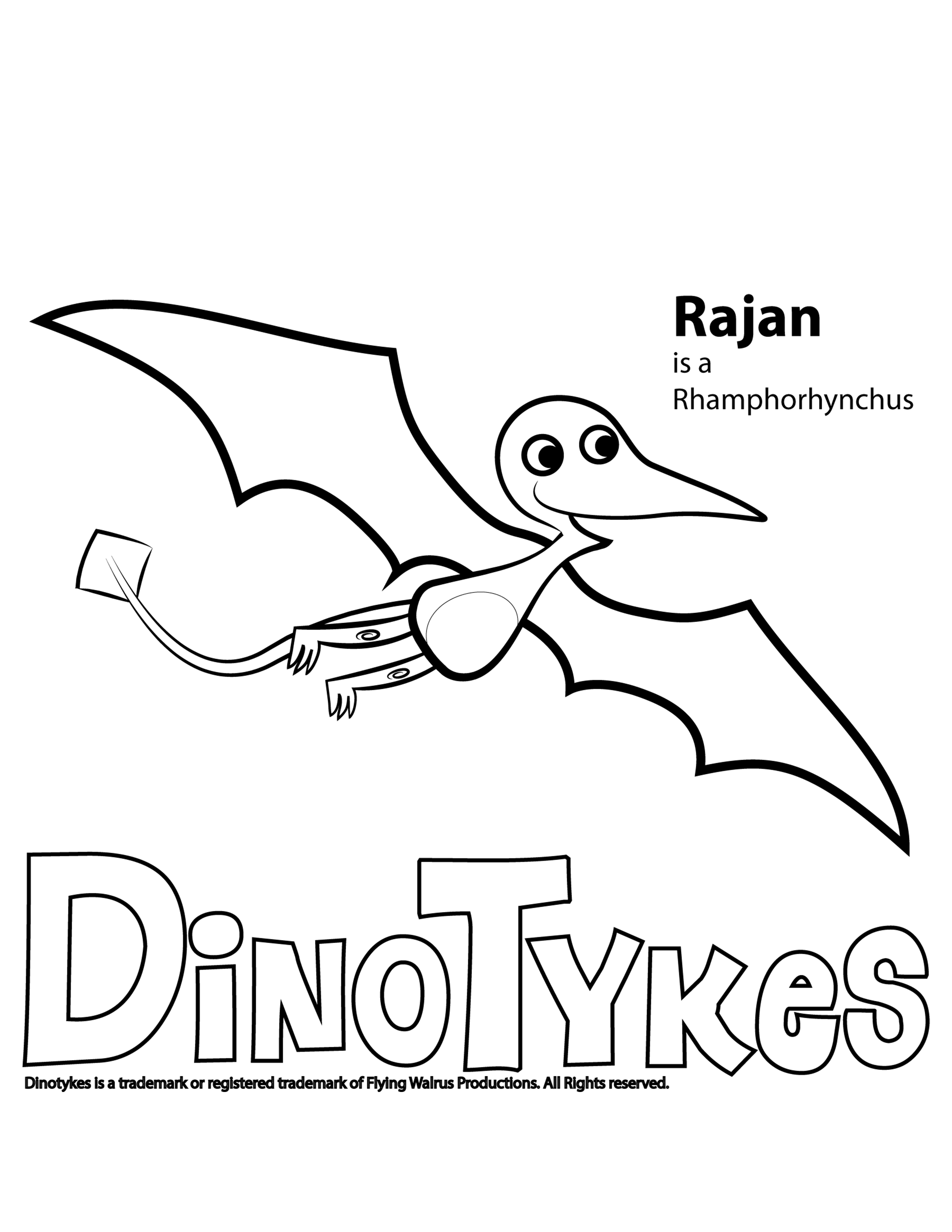 Dippy Coloring Page